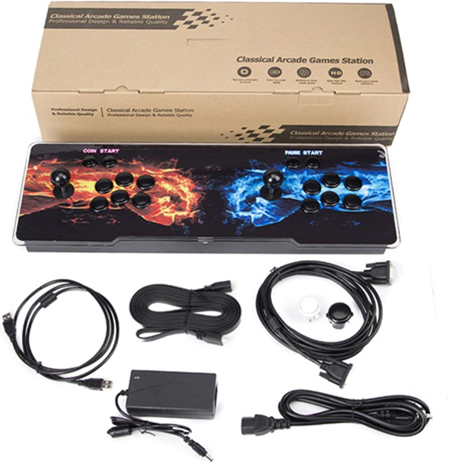 portable home classic & 3d arcade console station