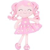 Gloveleya Baby Doll Girl Gift &ndash; Soft Plush Princess Doll with Pink Star Dress, Snuggly First Baby Doll for Girls,Stuffed Animal Plush Toy for Toddlers, Birthday Gift, Christmas Galaxy Series