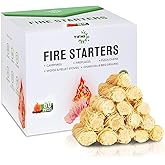 TIFMI Fire Starter - 60 Pcs Fire Starters for Campfires, Fireplace, Grill, Wood & Pellet Stove, Fire Pit, BBQ, Survival, ooni