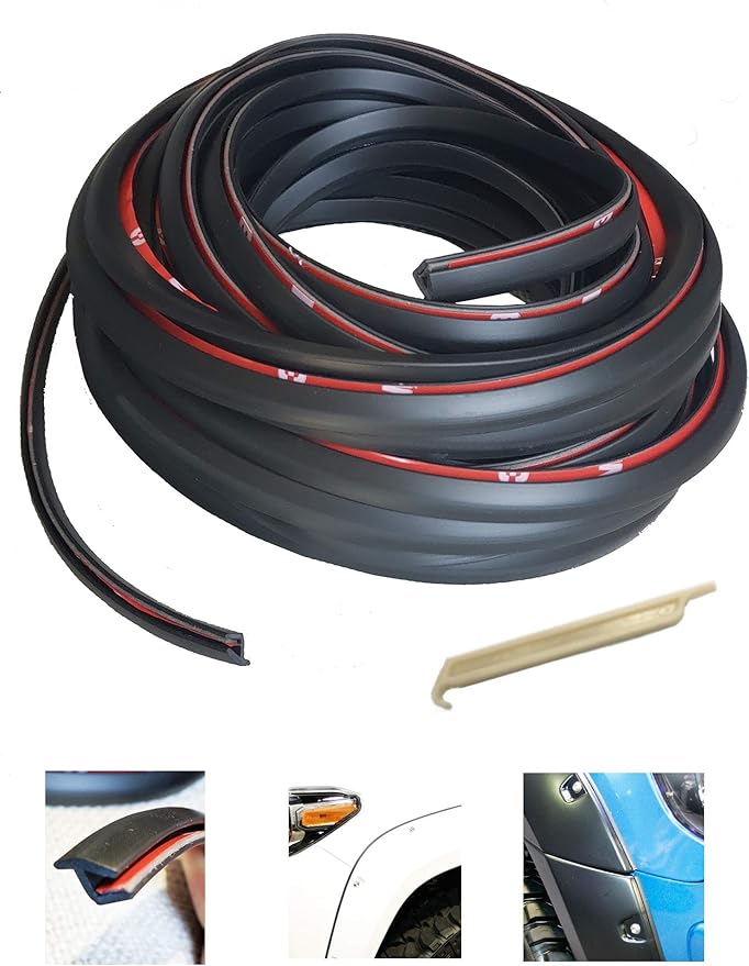 KING FENDER FLARES Edge Trim Rubber Gasket WELTING TStyle 30' FEET