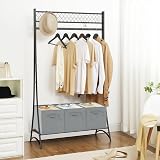 Amazing Tour 4 PCS Cube Storage Boxes 33x38x33 Foldable Fabric Handles Gray view 2