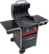 Char-Broil Gas2Coal 210 Hybrid Grill Gas Barbecue Black view 6