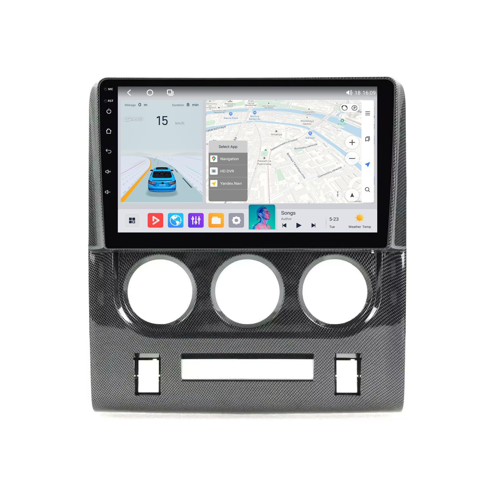 Photo 1 of MekedeTech Android Car Stereo for Dodge Challenger 2008 2009 2010 2011 2012 2013 2014 Head Unit,1280 * 720 Resolution Touch Screen Upgrade with 4G LTE Wireless CarPlay/Android Auto,8 core 2+32G,Black