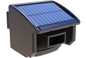 Extra Solar Wireless Outdoor Weatherproof Motion Sensor/Detector for HTZSAFE Alarms-1/4 Mile Wireless Transmission Range-Up t