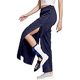 Deyeek Tear Away Pants for Women Side Full Open Sweatpants Loose Fit Casual Post Surgery Adaptive Clothing with Pockets