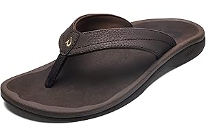 OLUKAI Ohana Women's Beach Sandals, Water Resistant Flip Flops, Arch Support & Comfort Fit, Lightweight & Durable, Enhanced Grip & Traction