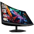 Sceptre Curved 24-inch Gaming Monitor 1500R DisplayPort HDMI X2 Eye Care 100% sRGB Build-in Speakers, 1ms 100Hz Machine Black 2024 (C248W-FW100T Series)
