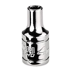 Capri Tools 4 mm Shallow Socket, 1/4