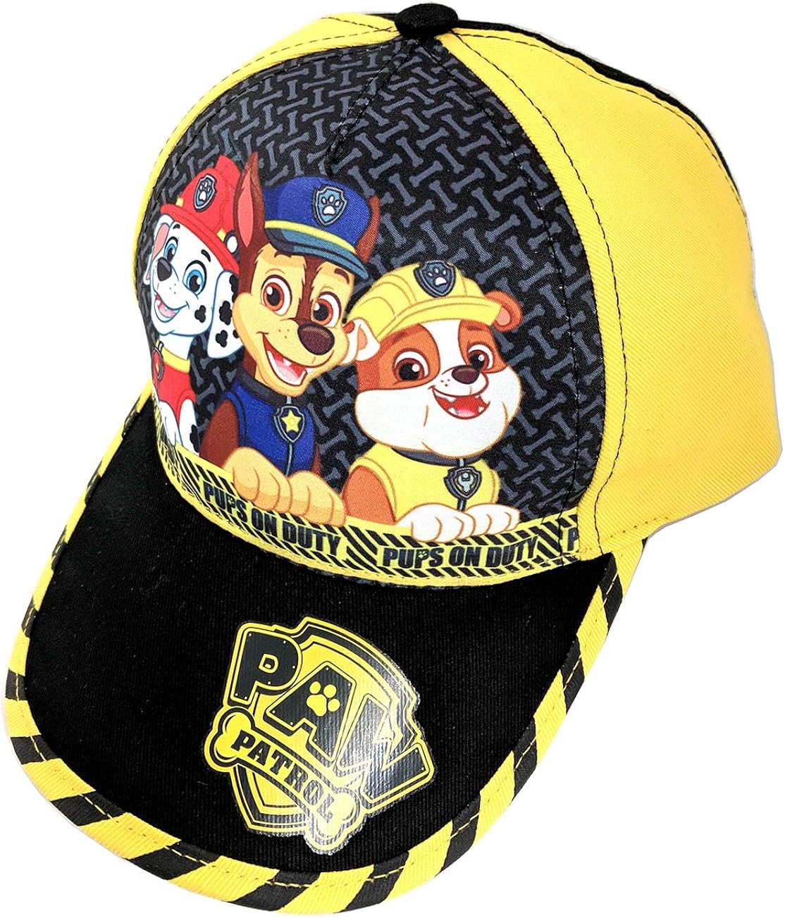 yellow toddler baseball hat