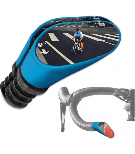 Rétroviseur Vélo M-Wave Spy Space - 3D Réglable, Verre Antireflet Et Antichoc - Pour Guidon 16-22 Mm - Montage Gauche/Droite