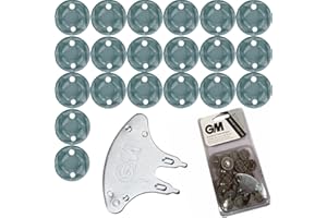 Gunn and Moore GM | Cricket Shoe Soft Studs | 20 Plastic Durastuds with Spanner