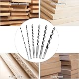 HPMAISON 6-Piece Auger Bit Set 230mm Hex Shank Woodworking Drill Bits 6-16mm view 6