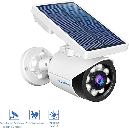 Lámpara solar para exterior, sensor de movimiento, 5 W, LED ...