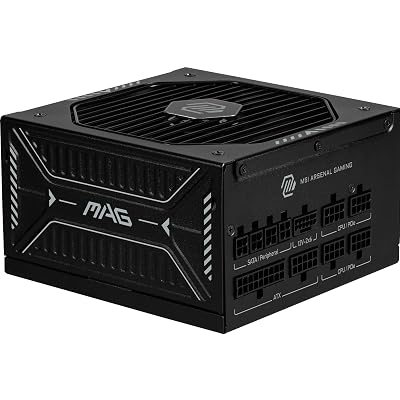 MSI MAG A1000GLS 1000W PSU PCIe 5.1 ATX 3.1 Gold 12V Native 2x6