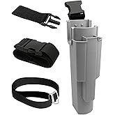 Window Cleaning Holster with Belt and Quick-Connect Leg Strap | Detachable Squeegee Holder Tool, Removable Side Bucket, Multi-Tool Waist Carry Design