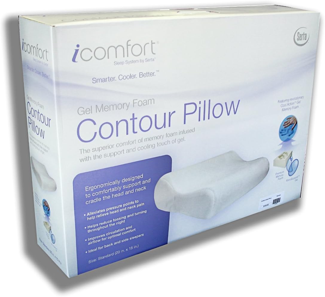 Serta Contour Pillow, Standard Size Amazon.ca Home & Kitchen