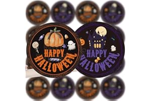 WAILOZCO 240 PCS Halloween Black Stickers,Funny Small Business Envelopes Stickers for Business Packages/Handmade Goods/Bags,2 Different Design,Halloween Theme Small Shop Business Stickers for Envelopes Seals