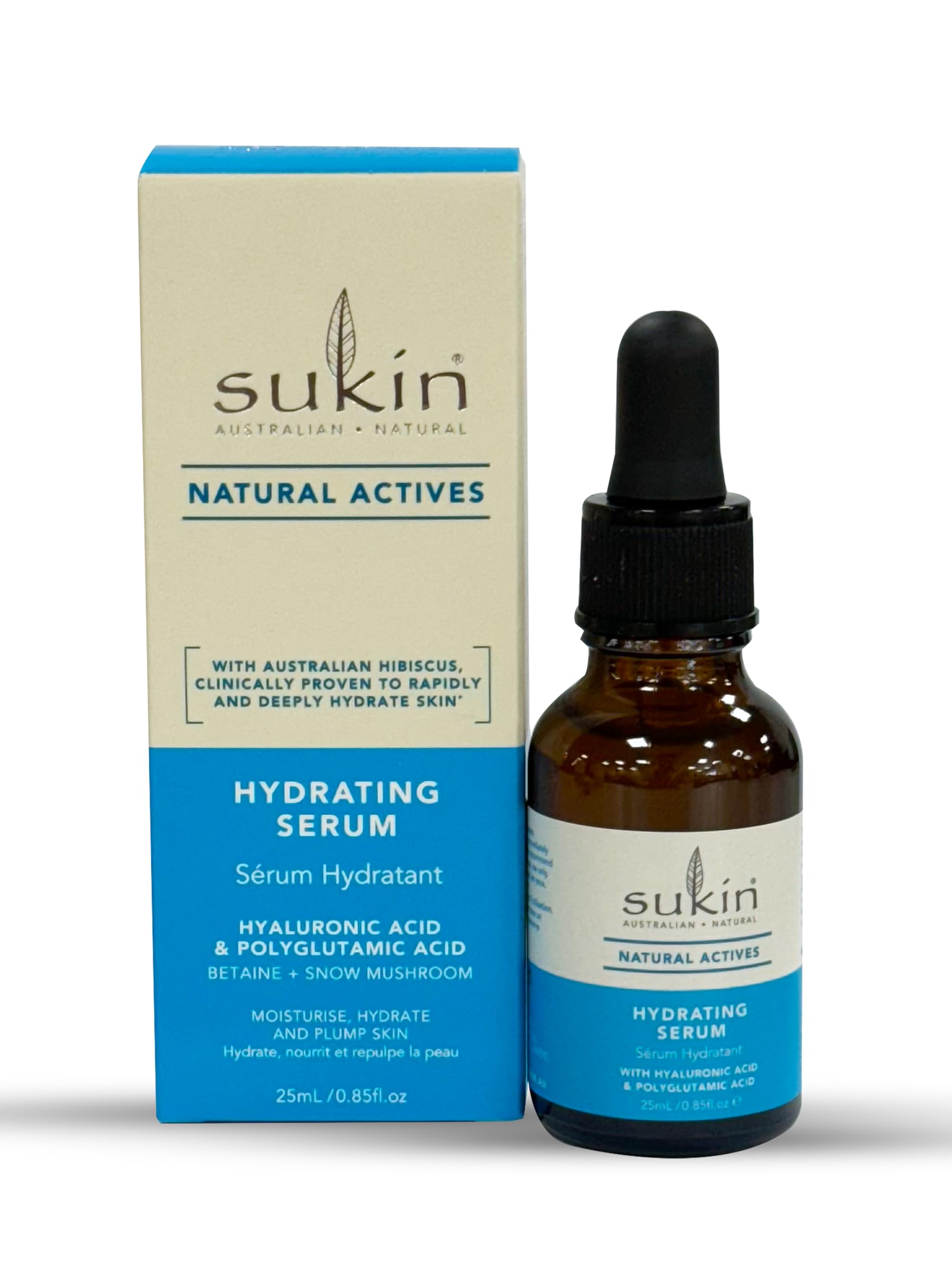 Sukin - Natural Actives Hydrating - Natural with Polyglutamic and Hyaluronic Acid - Skin Care, Care, Hydrating, Hyaluronic Acid, Sukin - 25ml