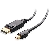 Cable Matters Mini DisplayPort (Thunderbolt&trade; 2 Port Compatible) to DisplayPort Cable in Black 3 Feet - 4K Resolution Ready