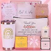 BaiCai Valentine's Day Gifts for Mom from Daughter Son - Birthday Gift Ideas for Mother in Law, Mama, Stepmom, Best Mom Ever Gift Basket, Personalized Mothers Day Gifts for Mom Presents Box w/Tumbler