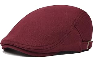 VOBOOM Men Newsboy Cap Cotton Flat Ivy Gatsby Driving Hat