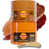 Carroten Travel Size Intensive + Shimmer Tanning Gel Set, 1.7 oz Each | Tan Accelerators &amp; Body Bronzer + Spatula, Non-Greasy, Water-Resistant, Carrot &amp; Coconut Oil, Vitamin A &amp; E, TSA Approved