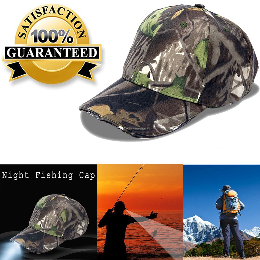 Buy 5 LED Baseball Cap With Light Hat 