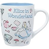 Silver Buffalo Alice in Wonderland Icons 25oz Jumbo Curved Ceramic Mug