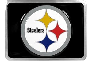 SISKIYOU AUTOMOTIVE Pittsburgh Steelers NFL Hitch Cover, Class II & III