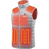 Venustas Men's Heated Vest with Battery, Lightweight Quilted Vest for Men