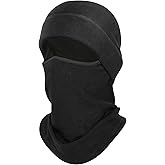 Obacle Balaclava Face Mask Men Women for Winter Cold Weather Warm Ski Mask Black