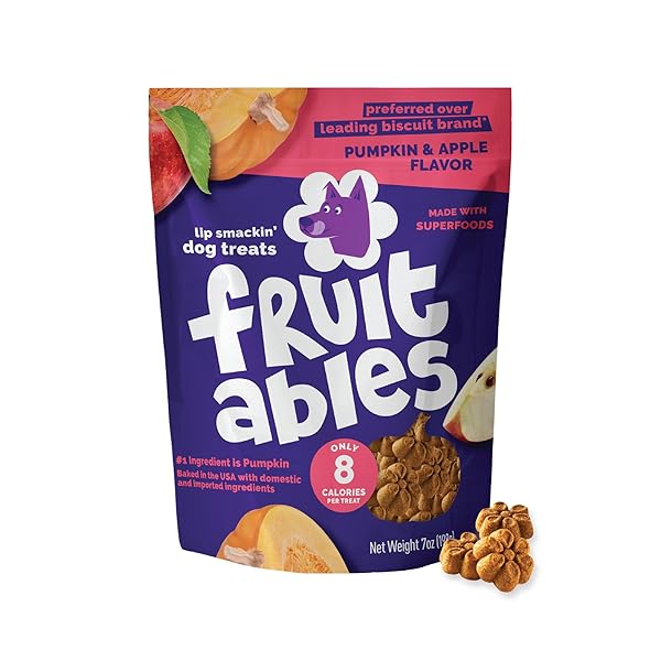 FRUITABLES BAKED DOG TREATS, HEALTHY PUMPKIN TREAT FOR...