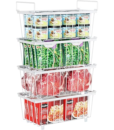 Amazon.com: 17.5 Inch Freezer Wire Basket Organizer Bins