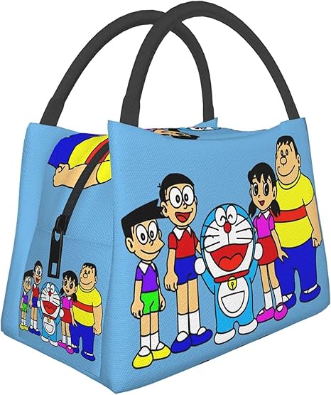 Amazon Co Jp ドラえもん ランチバッグ断熱バッグ大容量ニュートラルランチバッグ防水超軽量キャンプ屋外ランチバッグ ホーム キッチン