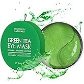 Under Eye Patches for Dark Circles: 30 Pairs Green Tea Eye Gels Pads - Reduce Eye Bags, Wrinkles & Puffy - Skin Treatment Mask Retinol Collagen - Anti Aging & Face Moisturizer For Women (Green Tea)