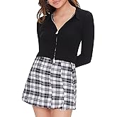 Forever 21 Womens Plaid Mini Skirt