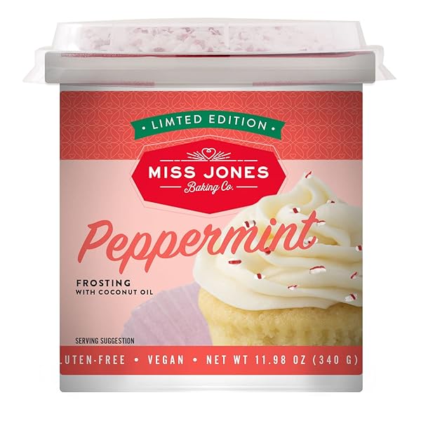 MISS JONES BAKING 90% ORGANIC HOLIDAY BUTTERCREAM FROSTING,...