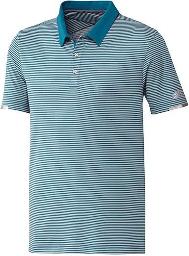 climachill tonal stripe polo shirt