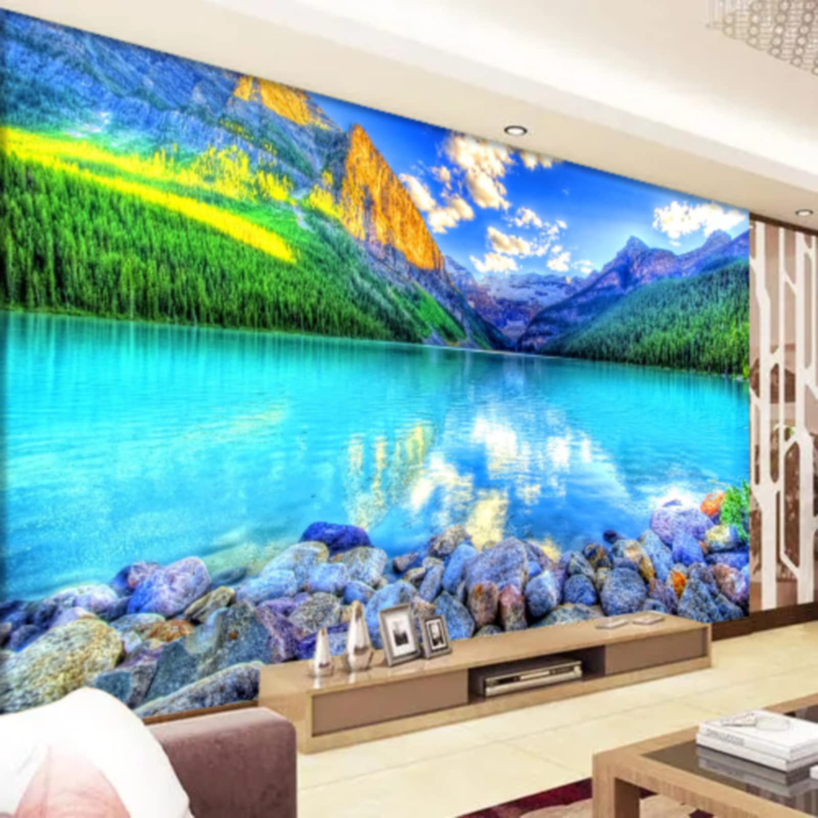 ZOYIEP Diamond Painting Set, 5D DIY Diamond Painting, Mosaic Landscape Diamond Painting Pictures, Large Diamond Painting XXL Embroidery Home Decoration (120 x 50 cm)