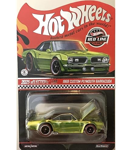 Amazon.com: Hot Wheels 1968 Custom Plymouth Barracuda - RLC (2024