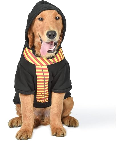 Harry Potter Gryffindor Pet Dog T-Shirt - Official Licensed Apparel In Large Size (Yellow With Red Sleeves)