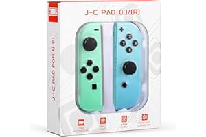 NIUBIXX Switch Controller - Left and Right Joycon Controller Replacement - Support Dual Vibration, Wake-up, Motion Control