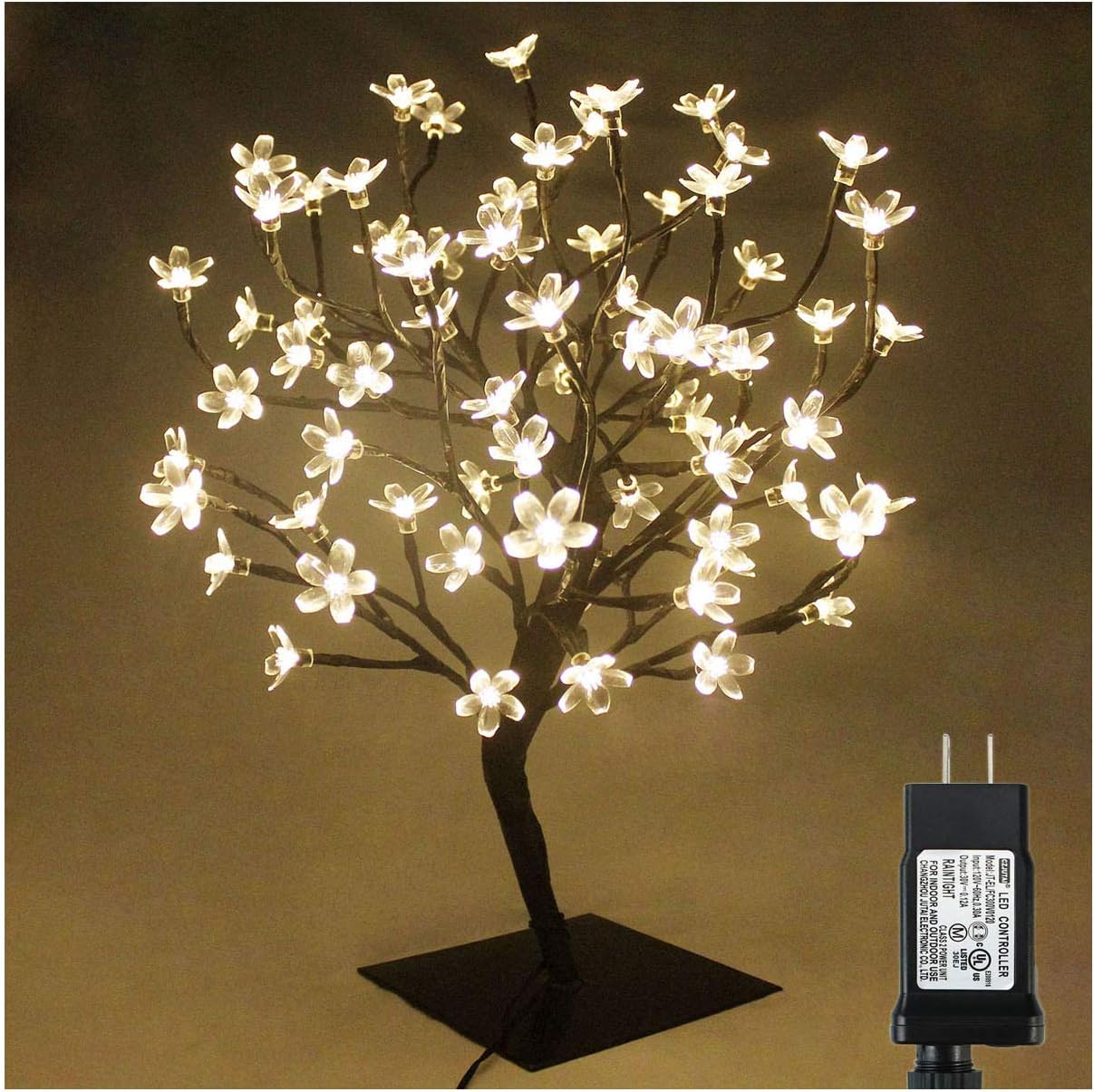PMS 23inch 90 LEDs Cherry Blossom Tree Lights Desk Top