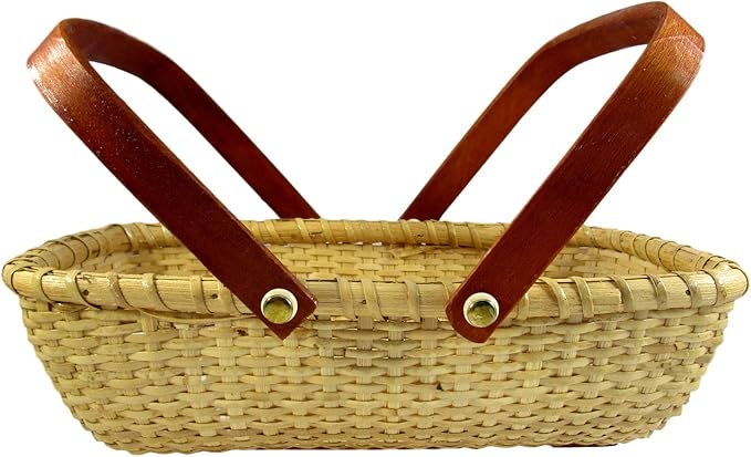 Woven Oblong Rectangular Bread Style Basket