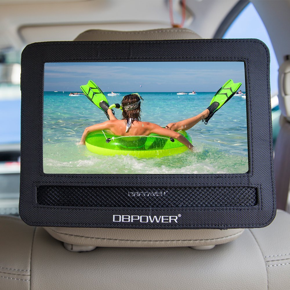 DBPOWER For 9/9.5 Inch Portable DVD Player Car Headrest Mount/Holder