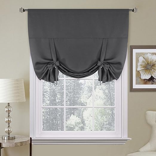 Amazon Com H Versailtex Thermal Insulated Blackout Grey Curtains