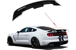 RAINMAN S Trunk Spoiler Wing Painted Glossy Black Wing Spoiler Fit for 2015-2020 Ford Mustang GT350 GT500 Style