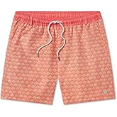 Southern Marsh Men’s Dockside - Seashell Swim Trunks – Quick-Dry Lightweight Swimming Shorts