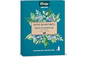 Kneipp Bathe in Happiness 6-Piece Bath Oil Set - 0.67 Per Bottle (6 Total) - Ideal for Trial & Travel - One Bottle Delivers Up to Two Baths