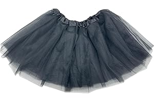 ZEYOY Tutu Skirts for Women 5 Layers Girl Halloween Costume Party Favor Dance Tulle Skirt Running Tutus for Women in Running Skirts